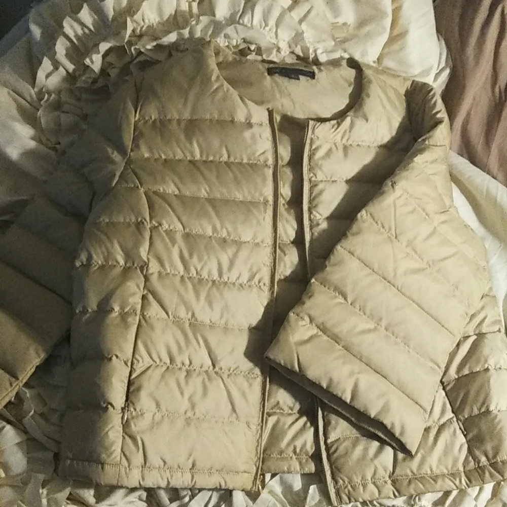 NWOT Brooks Brothers 3/4 puff coat